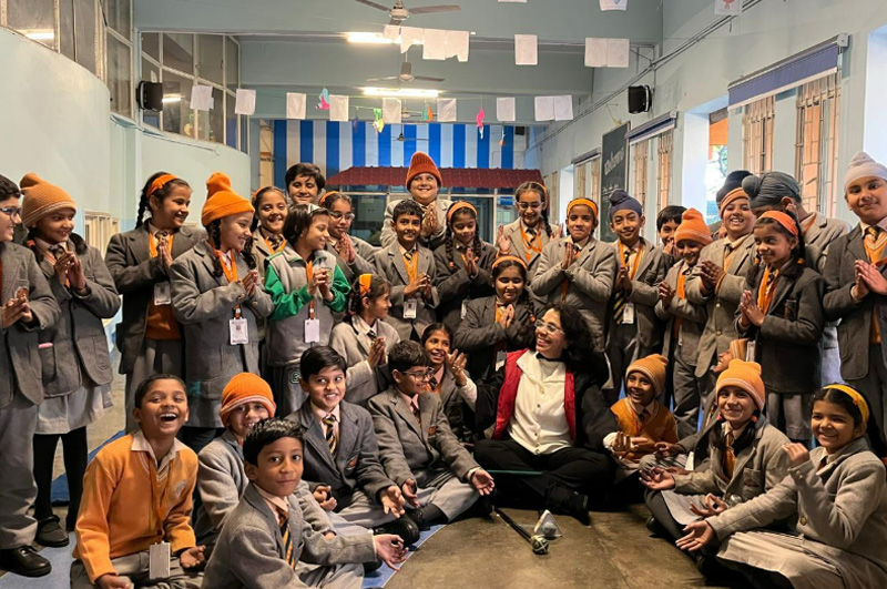 Pre Teens Workshop | A value-based “Pre to Teens” workshop for Grade II & III learners, led by our Director Mrs. Vasudha Kapoor Ji, guiding children in emotional intelligence, empathy, good manners, and responsible growing-up.